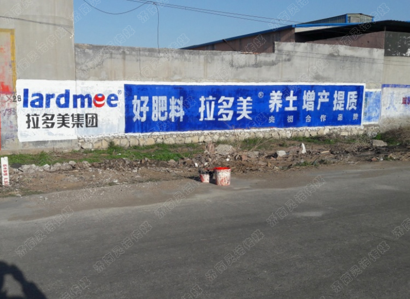 农资墙体广告,真正走进三四级市场的高情商营销